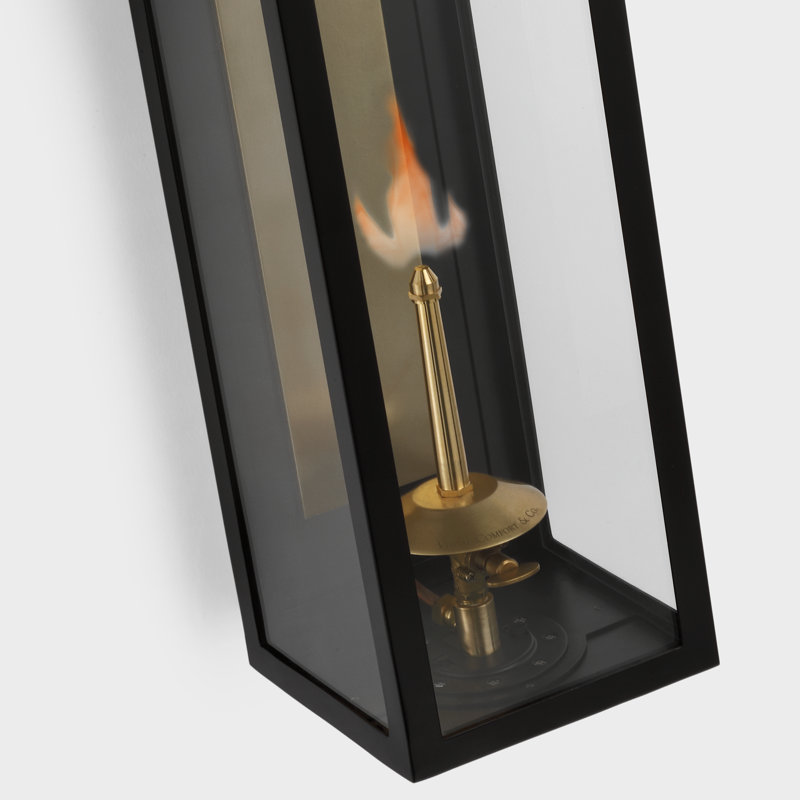 Fresno - Light Outdoor Wall Lantern, 17'' H x 6'' W x 7'' D