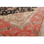 Tapis traditionnel aviaire en laine noué à la main noir 8 K 3 po 8 pi 3 po x 11 pi 5 po Tabriz