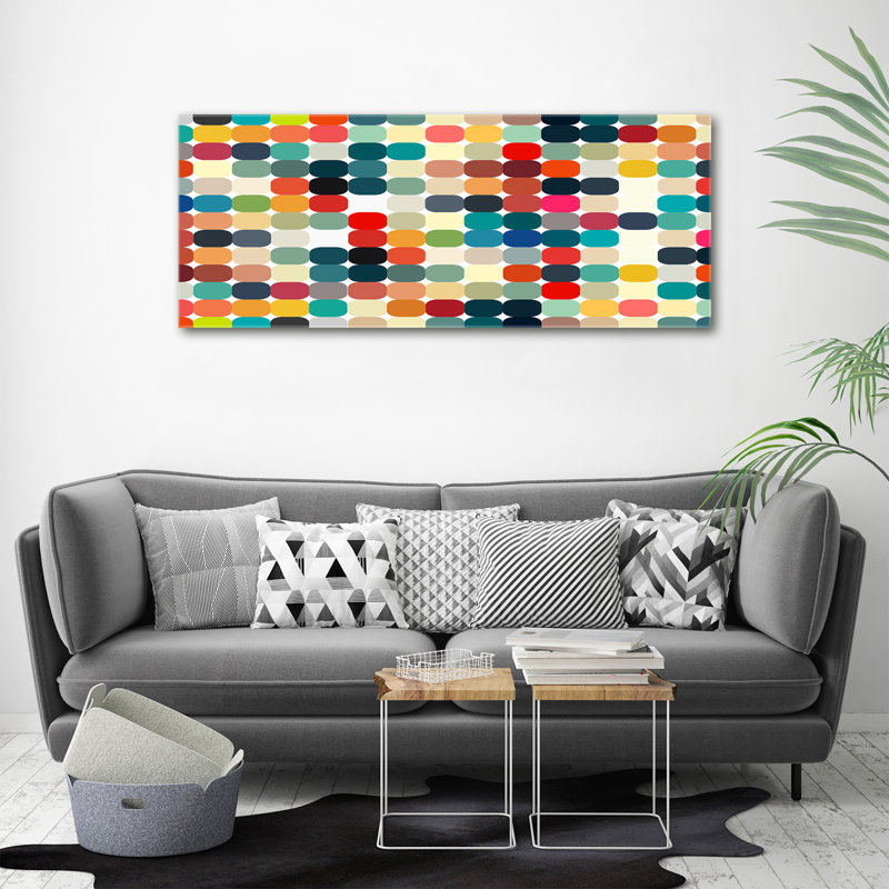 Geometric Background - Wrapped Canvas Print
