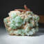 Gemme verte apophyllite avec stilbite de Jalgaon, Aurangabad, Maharastra, Inde