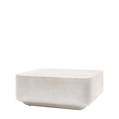 Charlierae Conrete Look Coffee Table 75x75x30cm