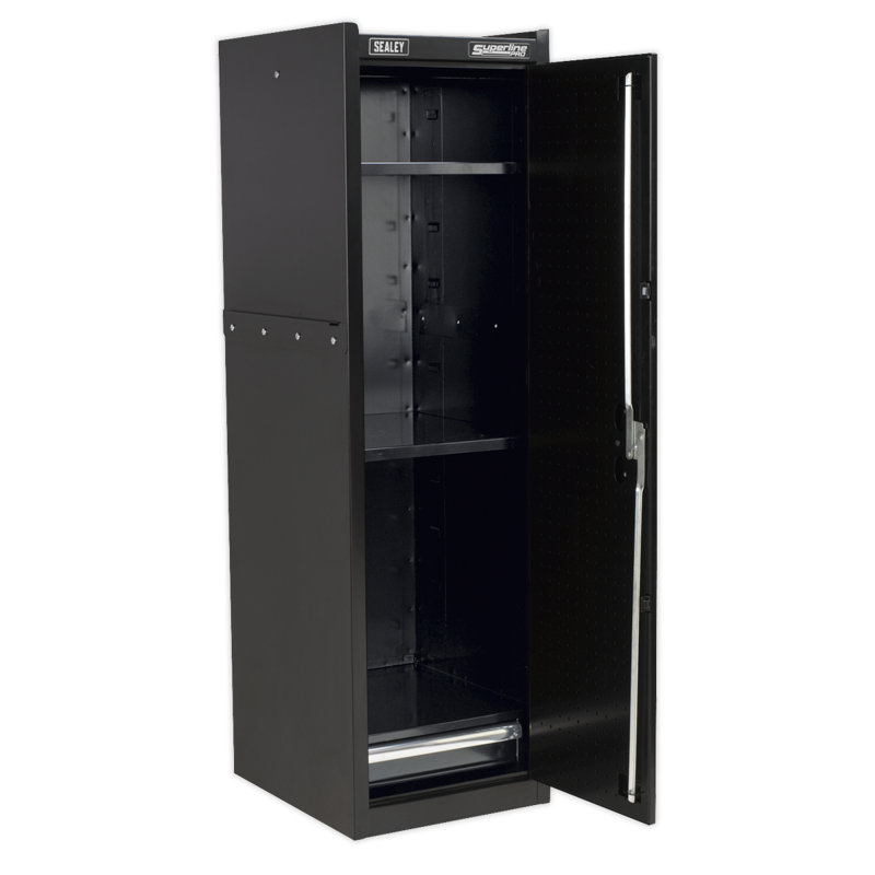 Metal 2 - Tier 39cm Home Locker, Black