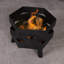 Dawer Hexagon Steel Smokeless Fire Pit