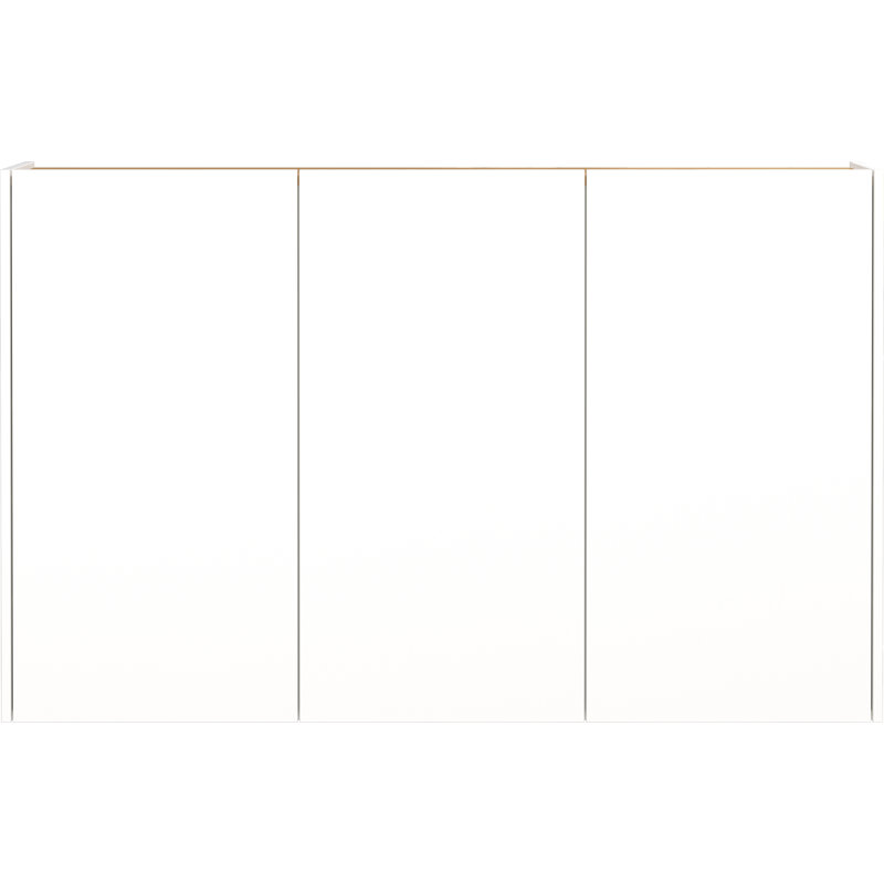 Saniaya 138cm Sideboard, White/Navarre oak effect