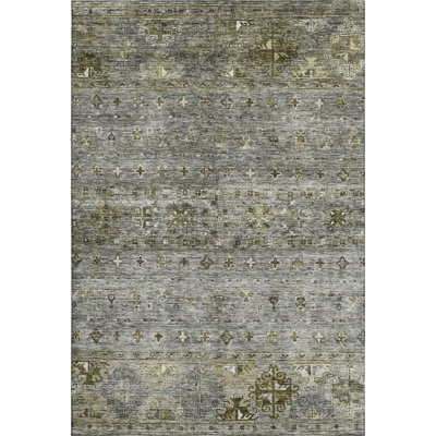 Premium Machine Washable Dominick AMF1220 Global Rug