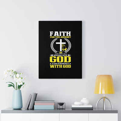 Faith For The Journey - Wrapped Canvas Print