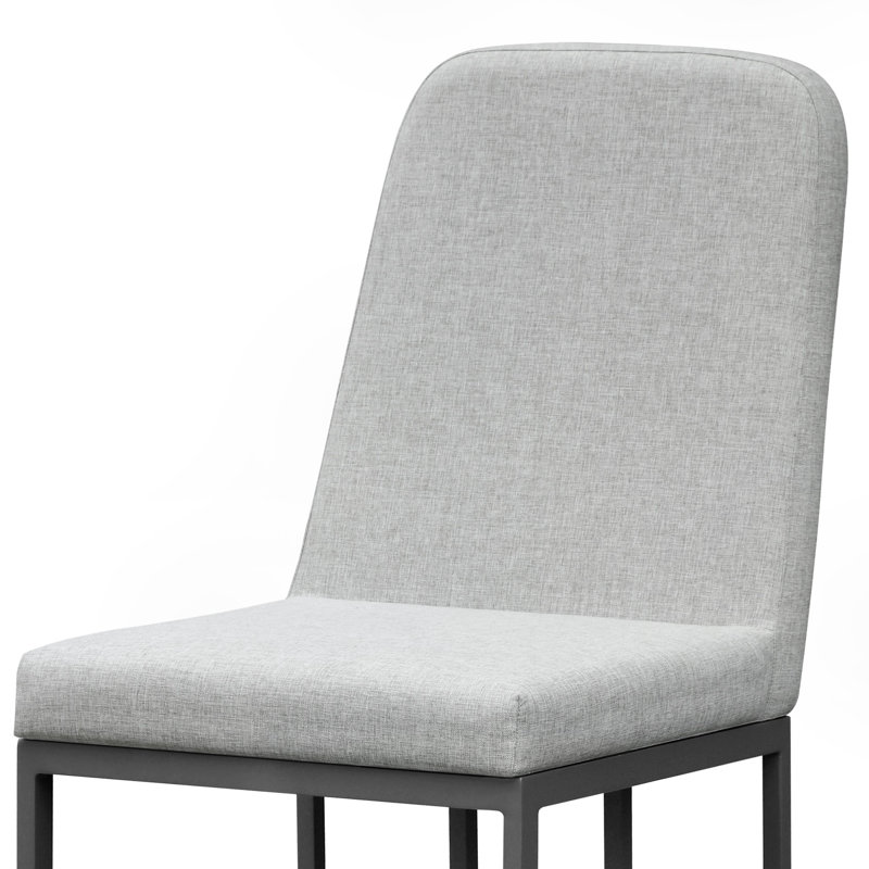 Ensemble de salle à manger Vrishank, moka, 5 pièces avec chaises rembourrées, 4
