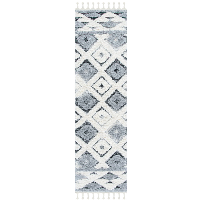 Tapis à poils longs Kiki Performance, Tapis de couloir 2 pi 3 po x 8 pi