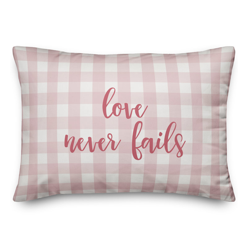  Coussin Love Love Fails, Rose