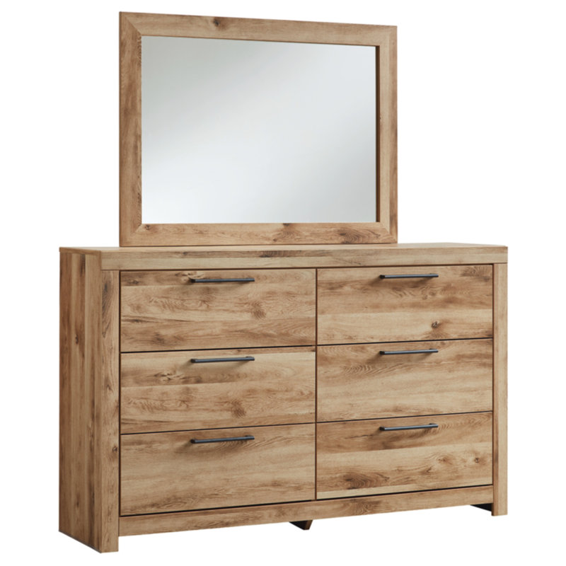 Commode double 6 tiroirs avec miroir Homeira