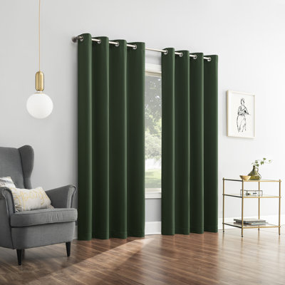 Burrier Wayfair Basics Blackout Grommet Curtain Panel