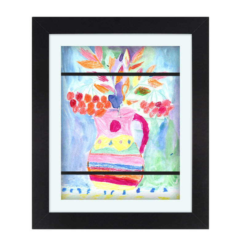 Cadre ouvert pour enfants avec sangles élastiques 10 x 12,5 po Fromberg, Noir