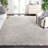 Adessa Shag Performance Chevron Rug-1885248801
