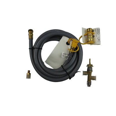 9'' Round Brass Natural Gas Conversion Kit
