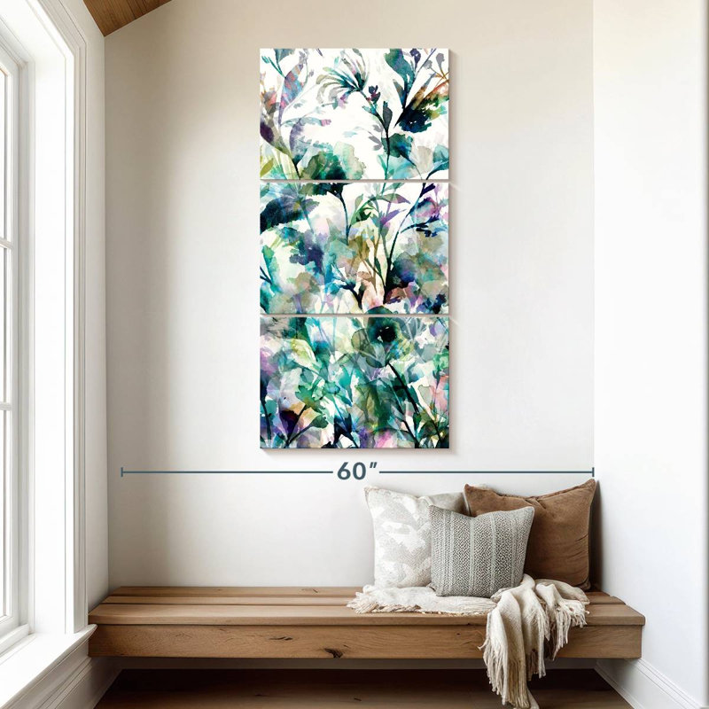 Panneau Transparent Garden II, H 52 po x l 24 po
