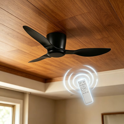 Flush Mount Ceiling Fan Without Light
