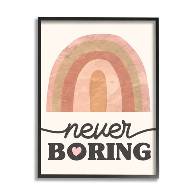 Illustration de plaque murale surdimensionnée, "Never Baraing Desert", cœur rose par Daphne Polselli