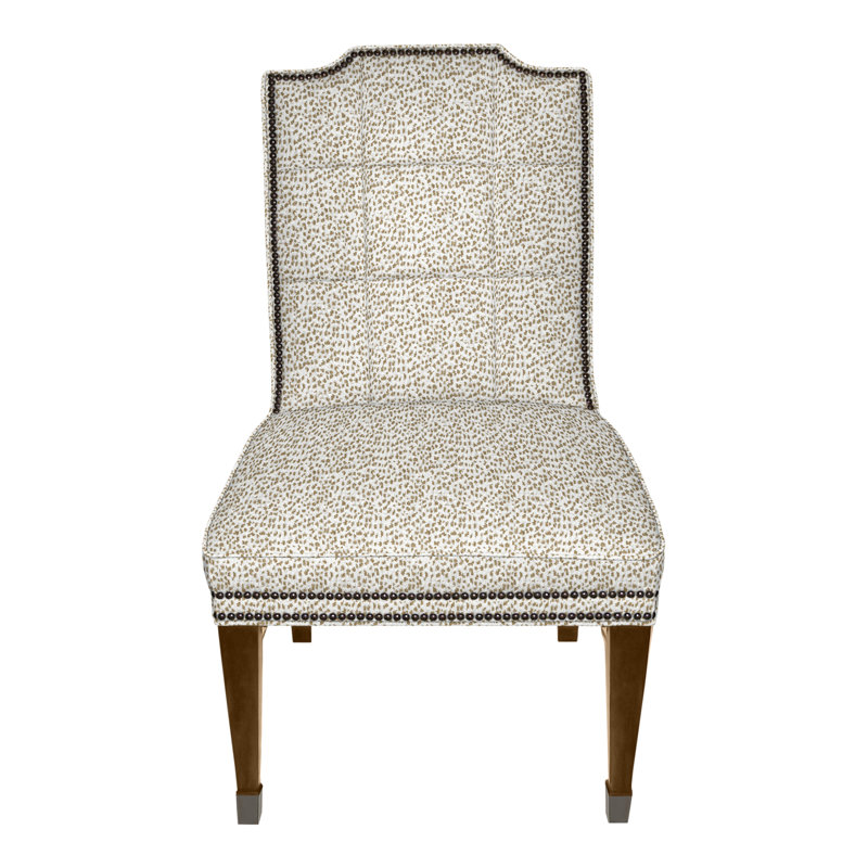 Travis By Michael Weiss Upholstered Dining Chair, Yes, Worthy Snow, Hampton