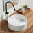 Bathroom Vessel Sink With Faucet, Drain Assembly