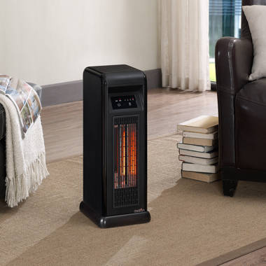 Duraflame Electric Twin Star Home 1500 Watt Watt 5200 BTU BTU Electric High  Efficiency Tower Space Heater with Adjustable Thermostat , Remote Included  and with Digital Display u0026 Reviews - Wayfair Canada