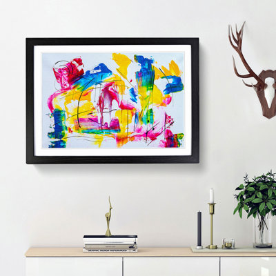 Abstract Art Painting Vol.239 by S.Johnson - Picture Frame Painting Print