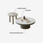Ensemble de tables basses en pierre micro-cristalline