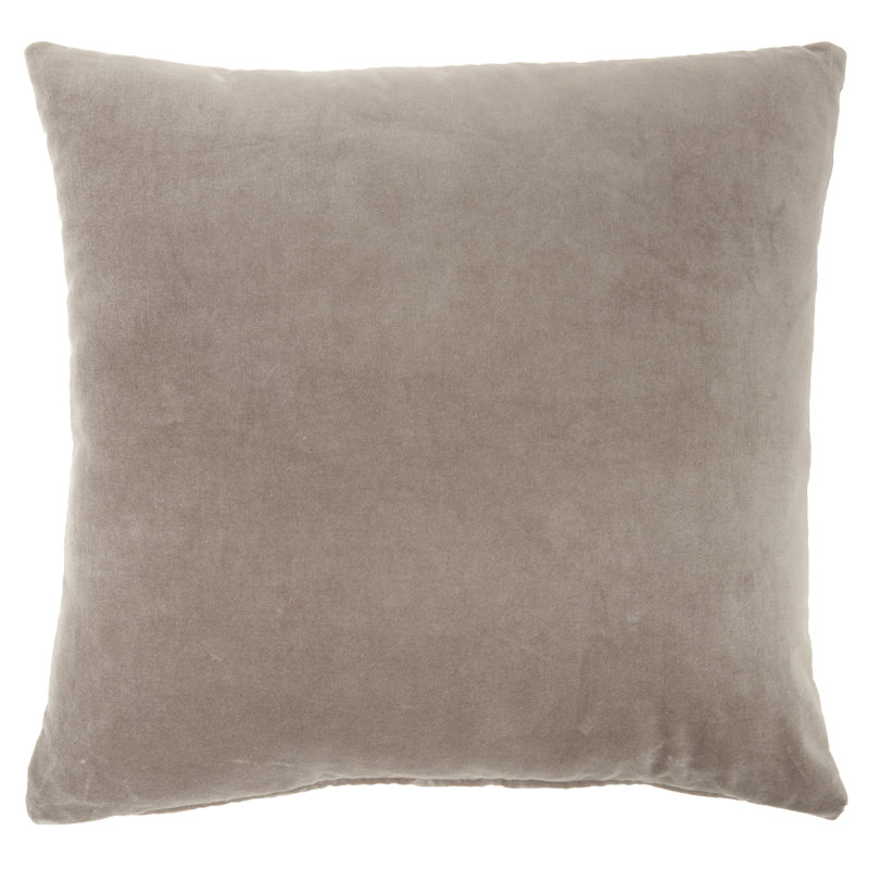 Housse de coussin carré et insert, 20 po X 20 po, Taupe, Carré