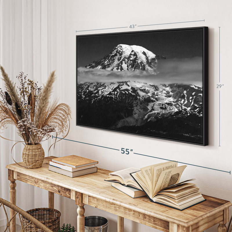 " Mount Rainier Nightfall ", 43" H x 29" W