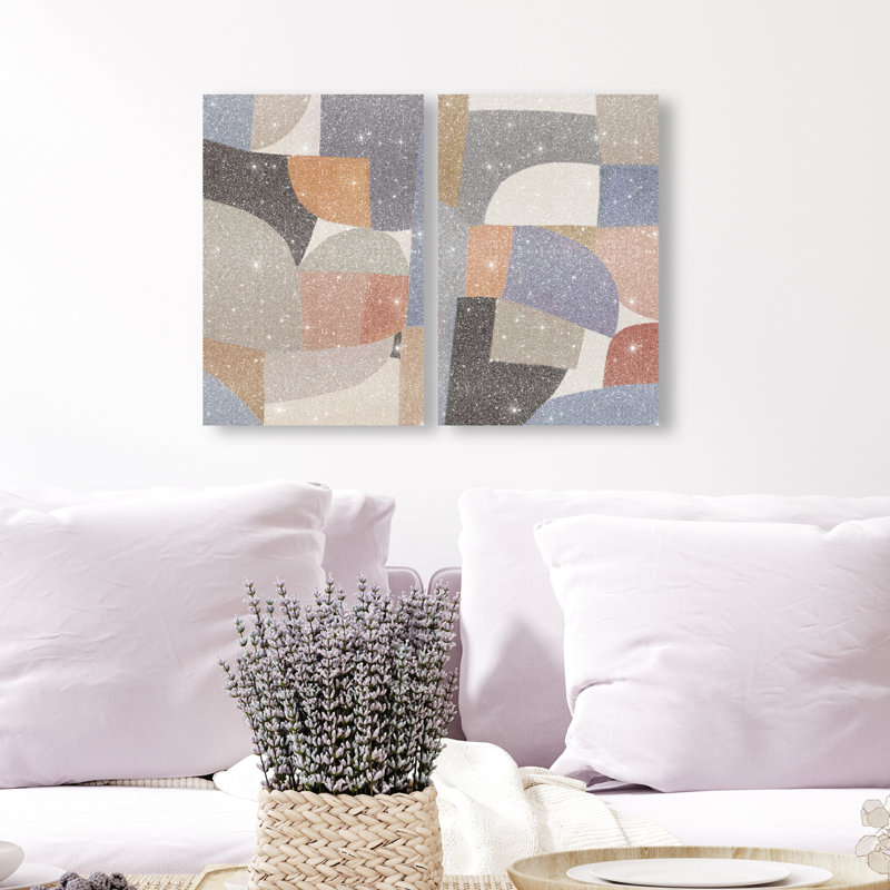 Muted Prelude Set Set by Oliver Gal, 30"H x 20"W, Gallery Wrapped