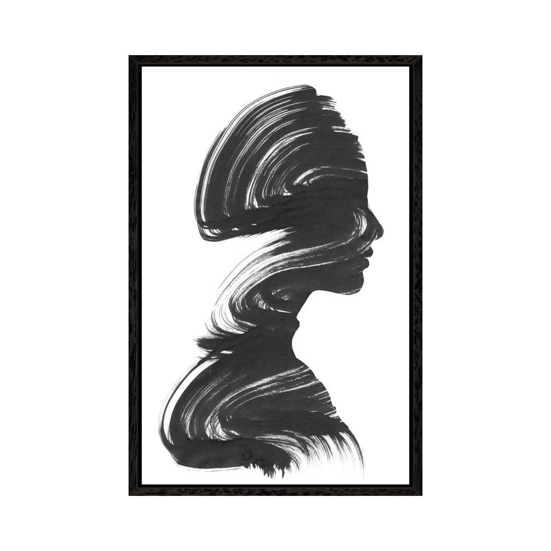 Andreas Lie - Floater Frame Print on Canvas, 152.5 cm H x 101.5 cm W, Black Framed