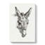 The Sketch Of A Donkey by Jean Bernard - Wrapped Canvas Print-55359214