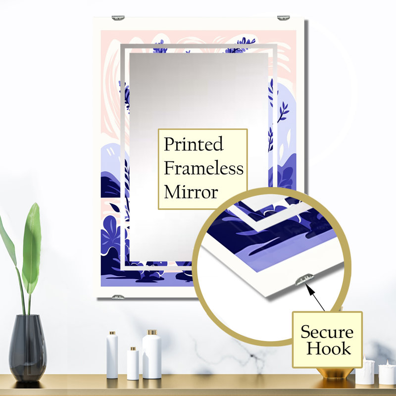 Coring - Miroir mural Boho Pottery Decor MIR141501, 32 po x 24 po