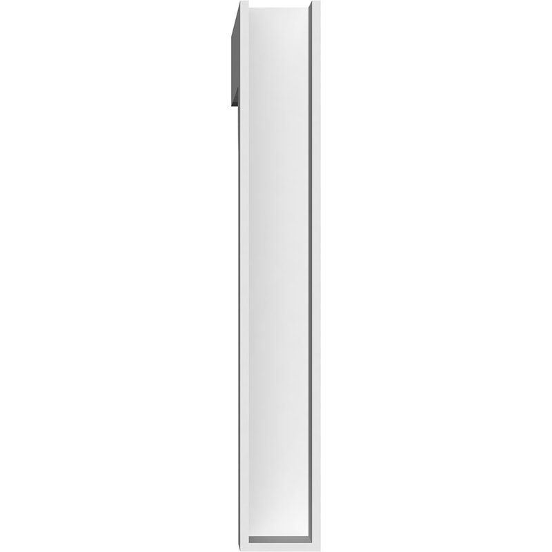 Support standard en uréthane avec extrémités en bloc brun clair, H 24 po x l 3 po x P 18 po