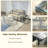 Clate Glass Top Coffee Table-99322817-99322818