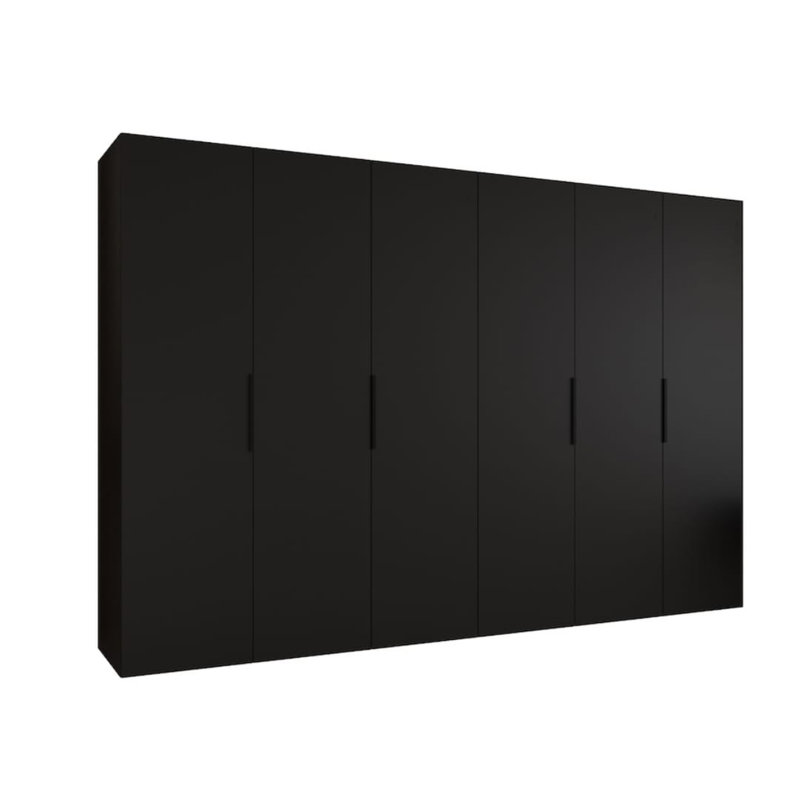 Stojadin Manufactured Wood Wardrobe, Black