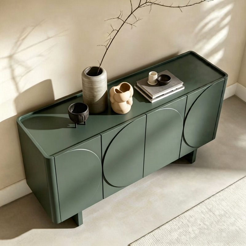 Buffet simple et pratique, Vert foncé