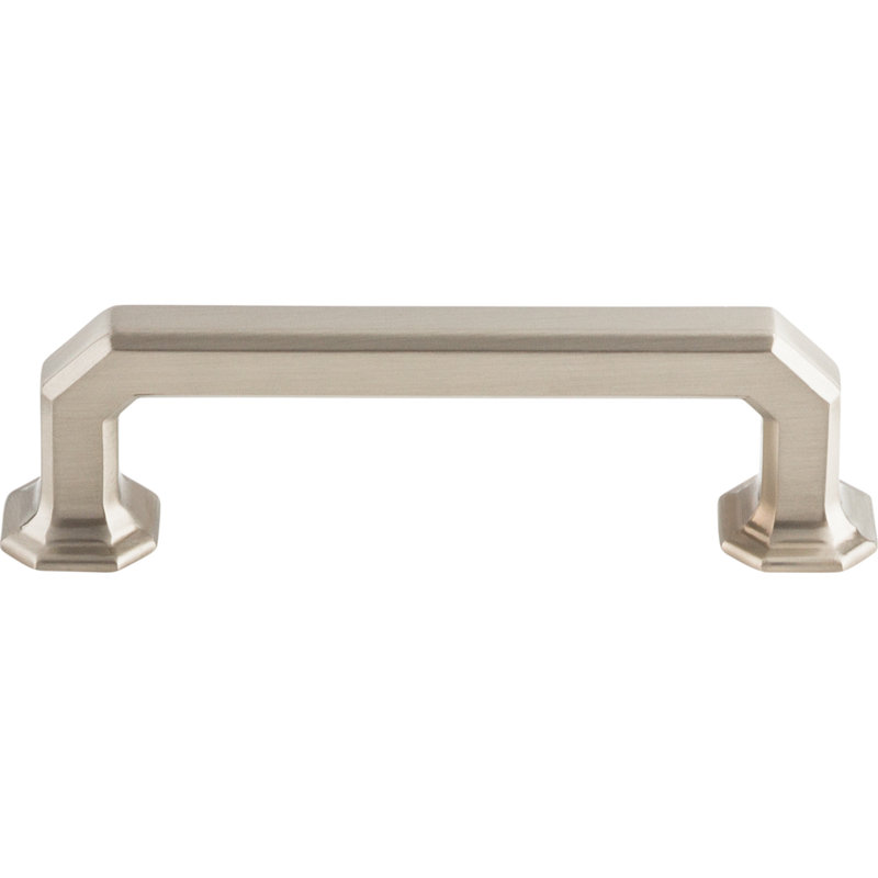 Emerald Bar pull, Brushed Satin Nickel, 3 3/4" Center to Center