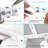 H Track T Connector, H Type Single Circuit 3-Wire-1 Track Lighting Kit, 120V, White-120349131