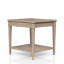 Table de bout blanche avec tiroir de rangement-1496413452