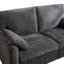 Canapé rembourré 2 places avec coussins en duvet Jax Chenille-457483401