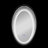 Contemporary Oval Wall Mirror