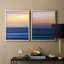 «Sunset Seascape I», reproduction encadrée de qualité supérieure - prête à être accrochée - aucun clou requis - aucun clou requis-165193256-165193259