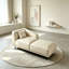 Chaise longue d'intérieur simple en similicuir