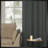 Deconovo 100 Percent Blackout with Liner Rod Pocket Curtain Panel Pair-75196918-75196905