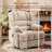 Brisen 40" W Oversize Chenille Power Lift Up Heated Massage Recliner, Remote, USB Type-C Port-909215129