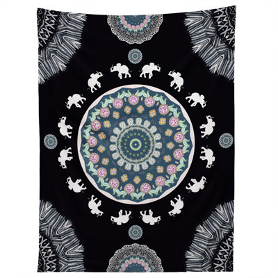 Tapisserie de boho éléphant par monika strigel