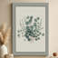 Bouquet de feuilles d'eucalyptus, art aquarelle pastel doux sur toile tendue - H 36 po x l 24 po
