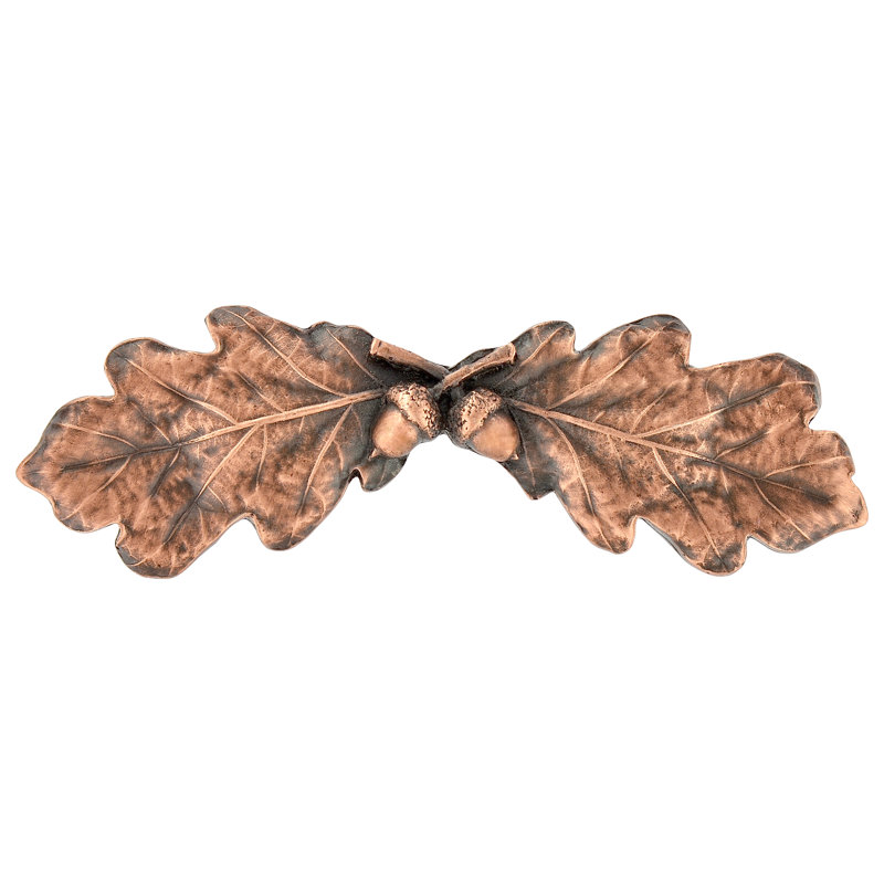 Leaves Novelty Pull, Antique Copper