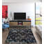 Tapis noir en cuir de vache fabriqué à la main Easthampton-1466444003