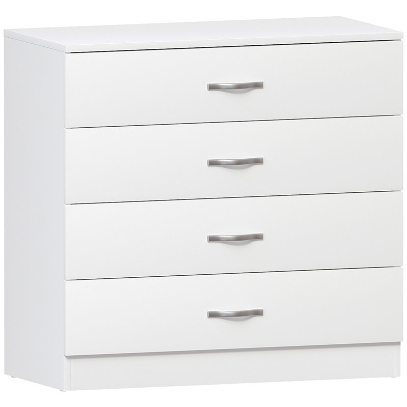 Maybery 4 Drawer Chest, White